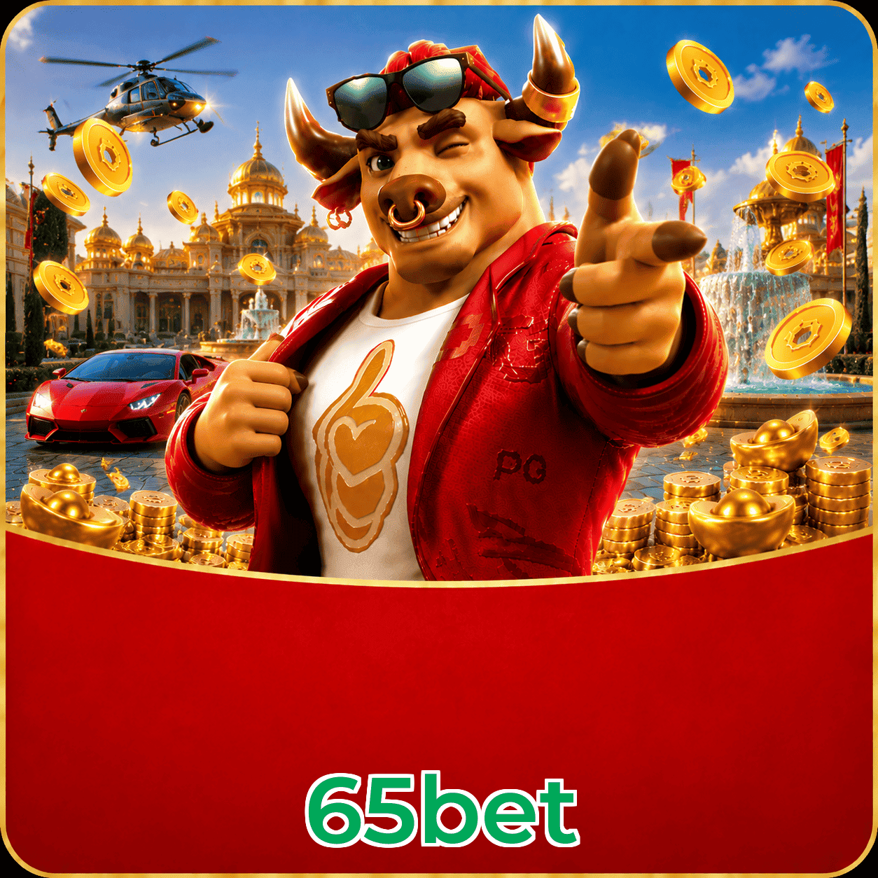 65bet Logo - Bônus com Rollover Justo